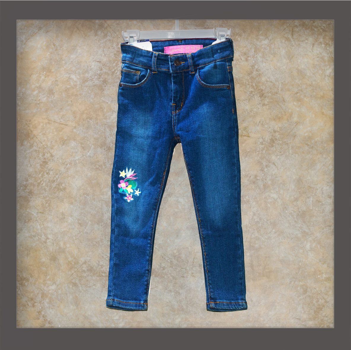 Denim Embroidered Blue Jeans