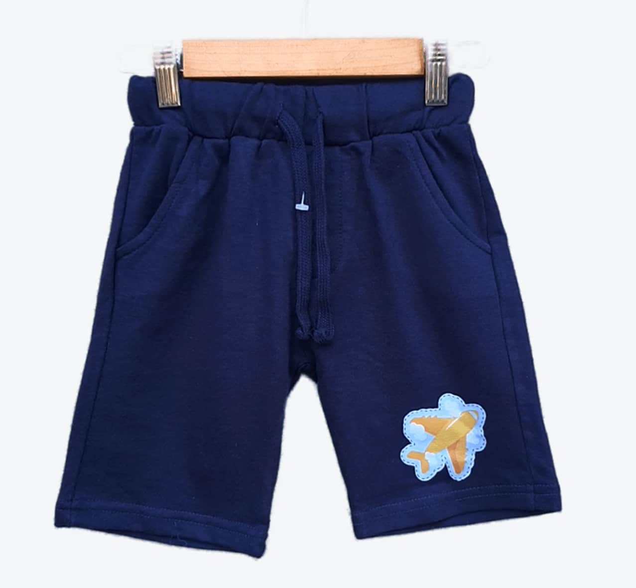 Blue Terry Shorts