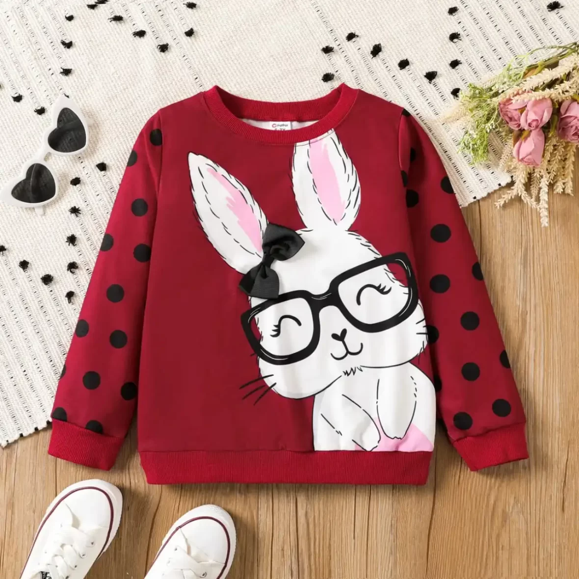 Bunny Red Sweatshirt
