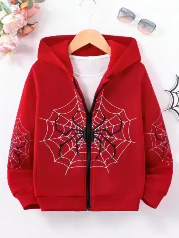 SpiderZipperHoodieF