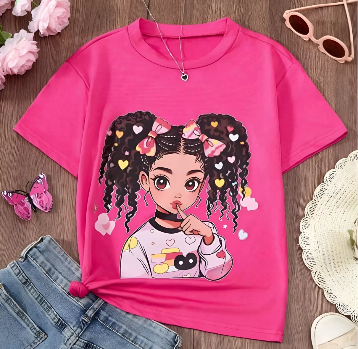 Bandana Girl Summer Tee